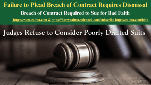 Failure to Plead Breach of Contract Requires Dismissal